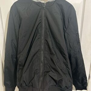 Black Bomber Jacket